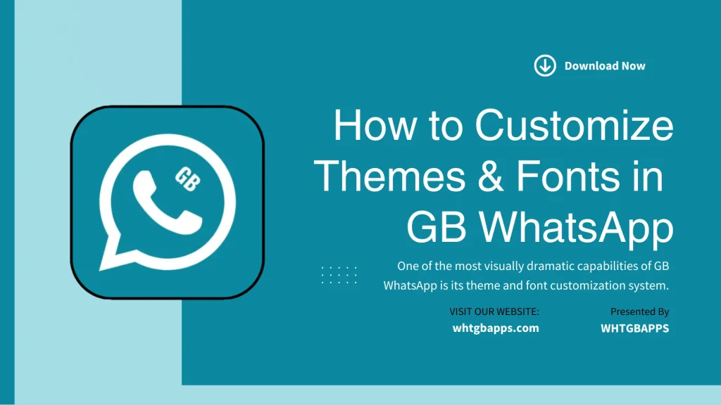 How to Customize Themes & Fonts in GB WhatsApp